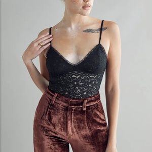 reformation ‘olivetta’ lace bodysuit